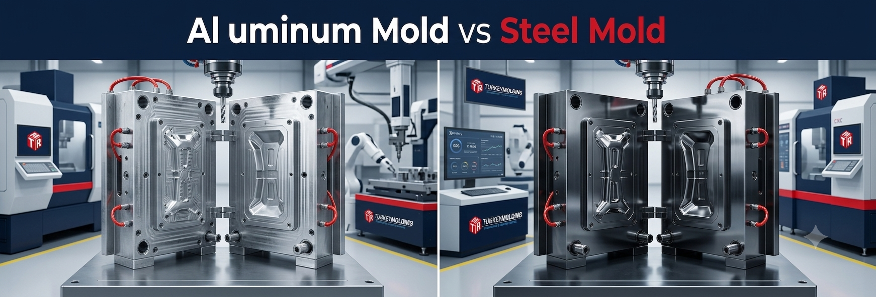 Aluminum Mold vs Steel Mold | Cost, Lifetime & Performance Comparison